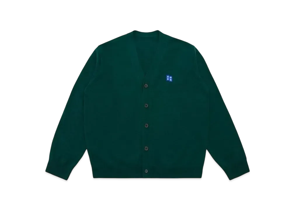 ADERERROR Tag Cardigan 01 "Green"