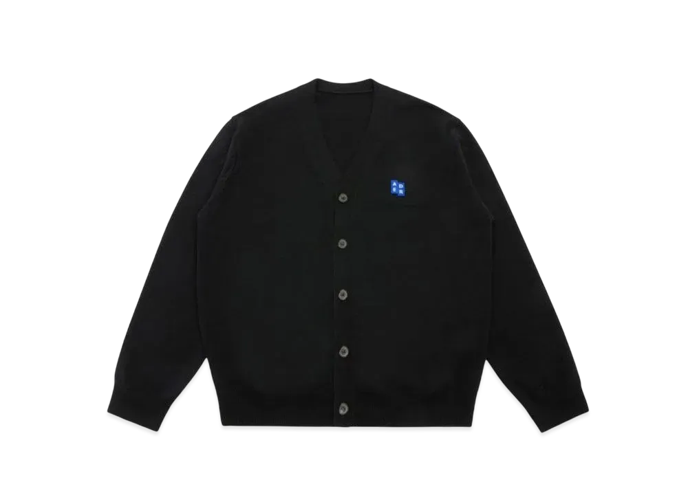 ADERERROR Tag Cardigan 01 "Black"