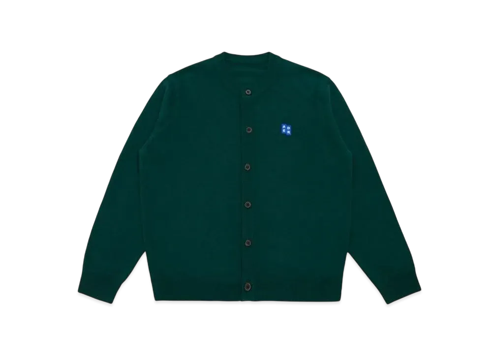 ADERERROR Tag Cardigan 02 "Green"