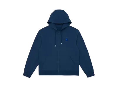 ADERERROR Tag Hoodie Zip-Up 01 "Navy"