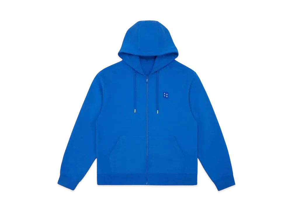ADERERROR Tag Hoodie Zip-Up 01 "Blue"