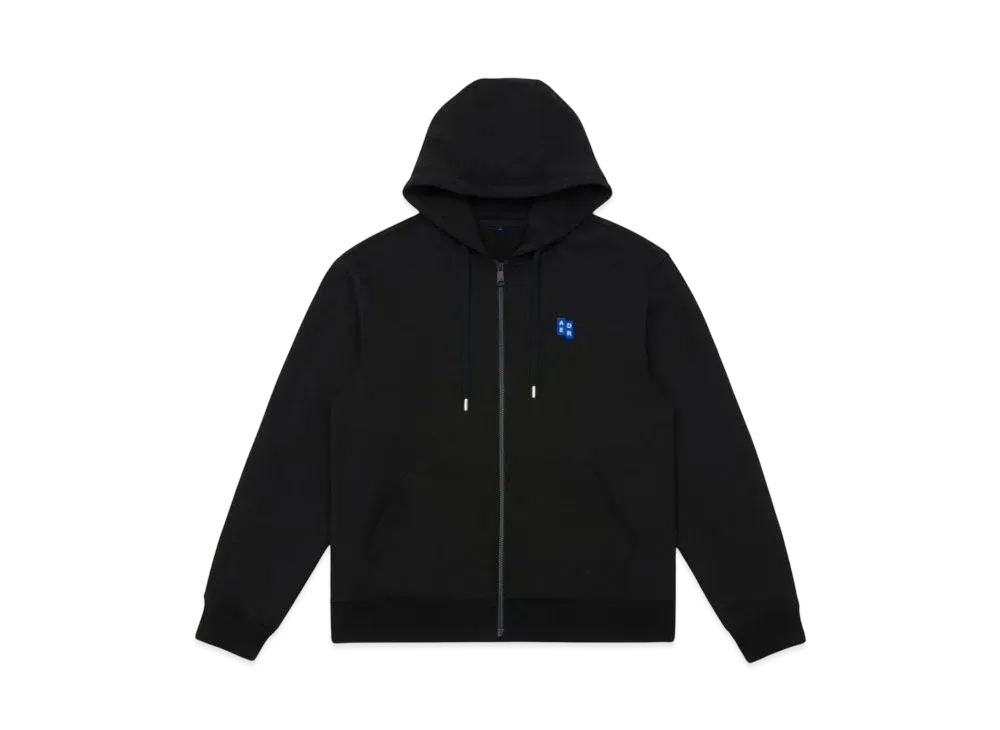 ADERERROR Tag Hoodie Zip-Up 01 "Black"