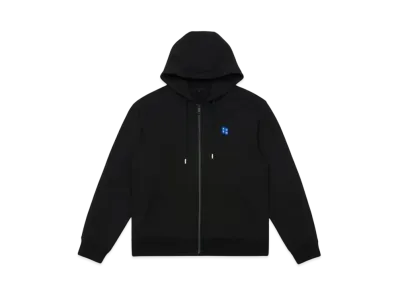 ADERERROR Tag Hoodie Zip-Up 01 "Black"