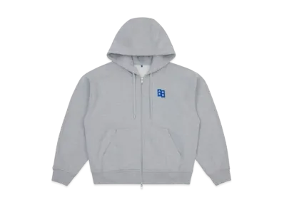ADERERROR Tag Hoodie Zip-Up 02 "Grey"