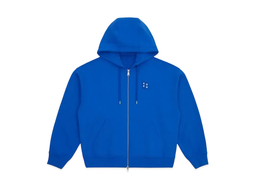 ADERERROR Tag Hoodie Zip-Up 02 "Blue"