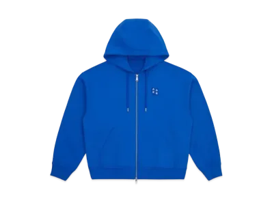 ADERERROR Tag Hoodie Zip-Up 02 "Blue"
