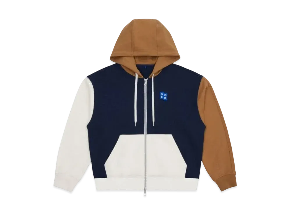 ADERERROR Tag Hoodie Zip-Up 02 "Navy"