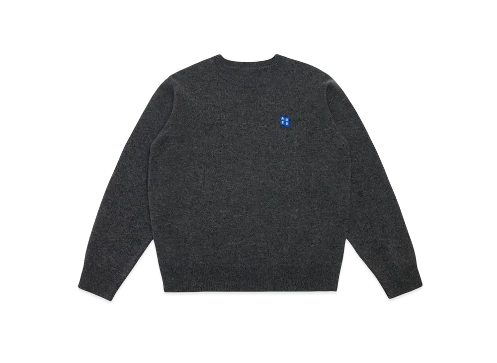 ADERERROR Tag Knit 01 "Charcoal"