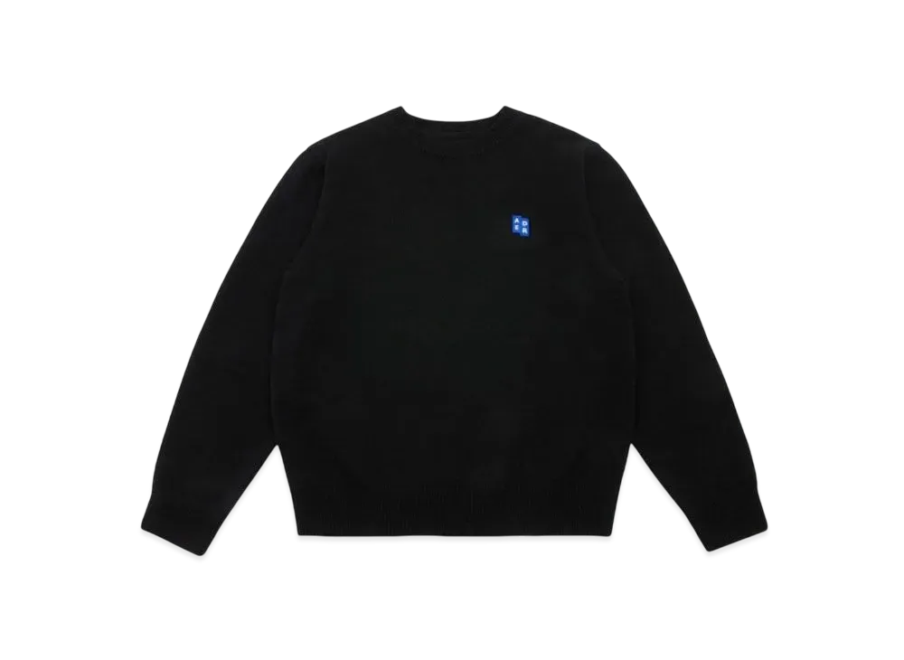 ADERERROR Tag Knit 01 "Black"