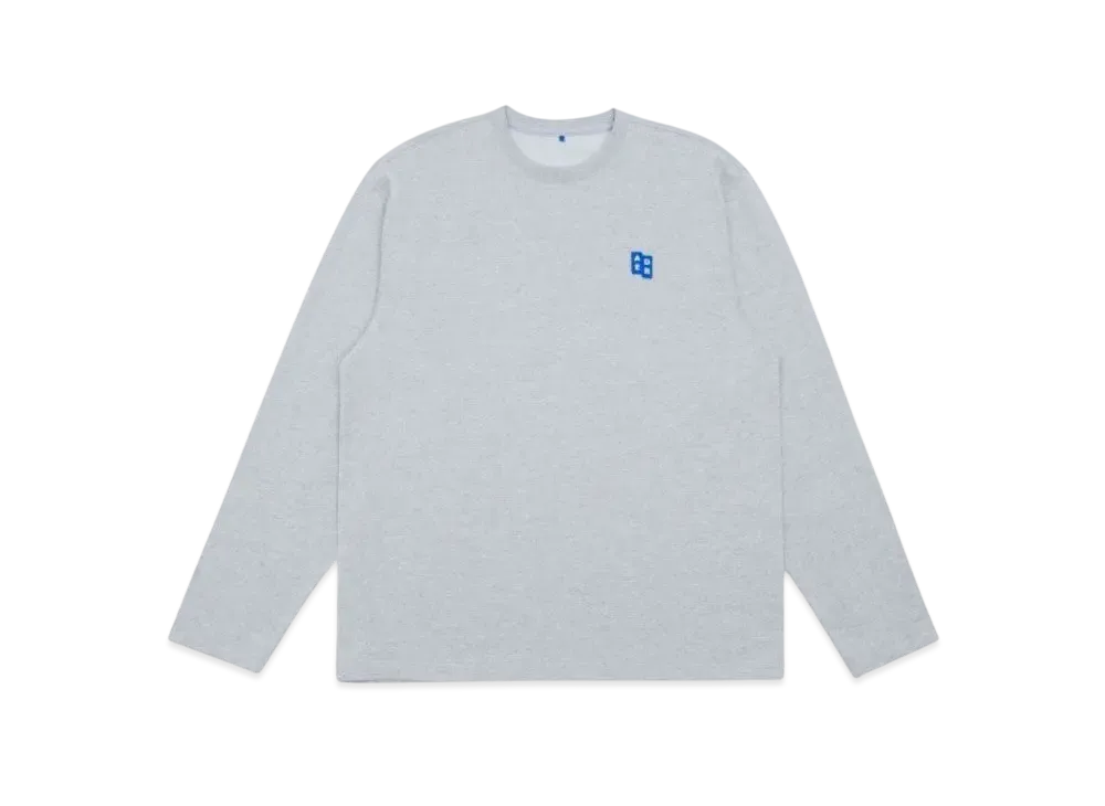 ADERERROR Tag LS T-Shirt 01 "Grey"