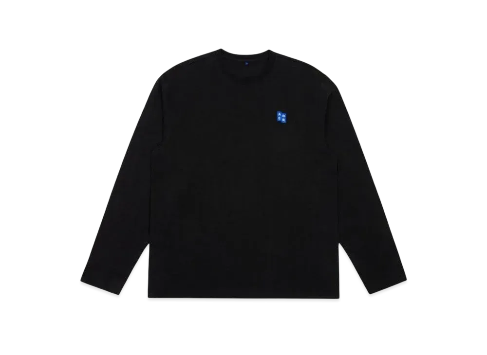 ADERERROR Tag LS T-Shirt 01 "Black"