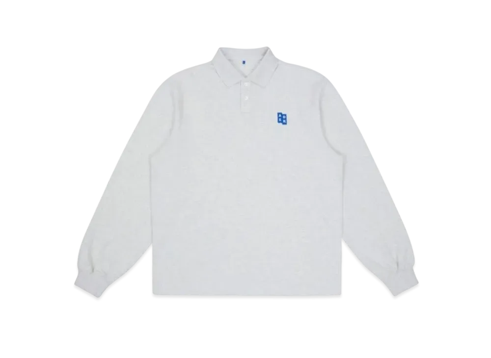 ADERERROR Tag LS Polo T-Shirt 04 "Grey"