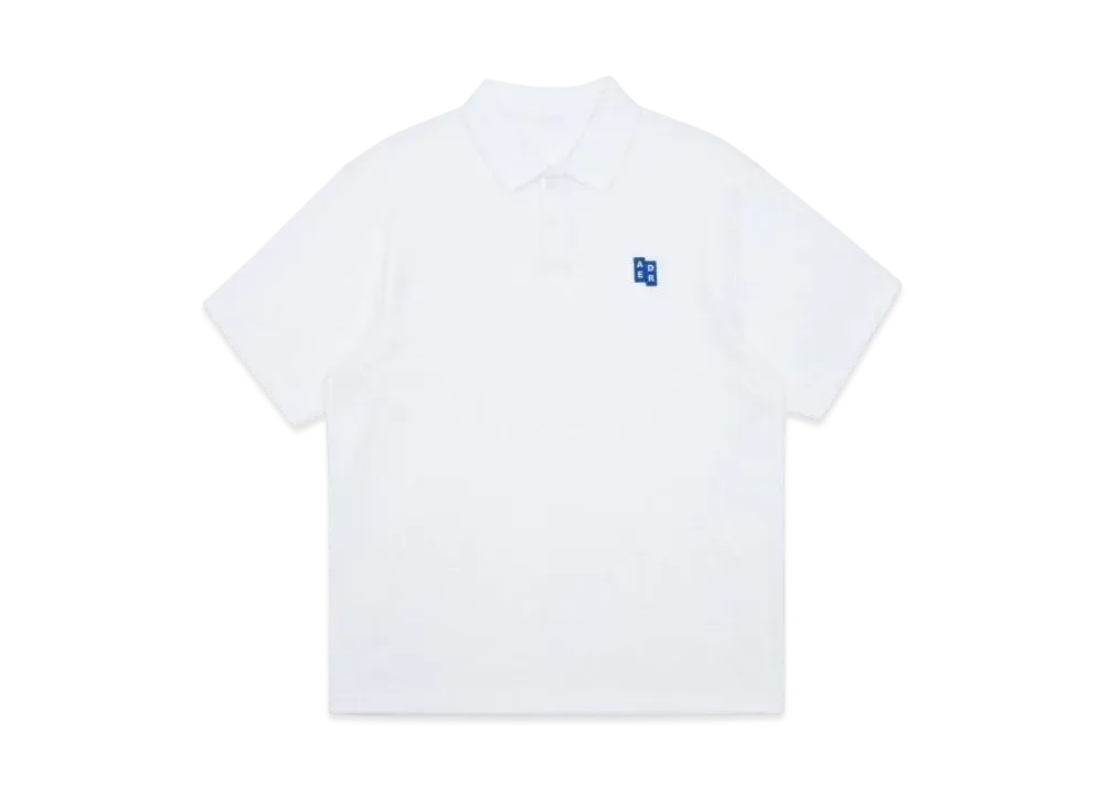 ADERERROR Tag Polo T-Shirt 01 "Off White"