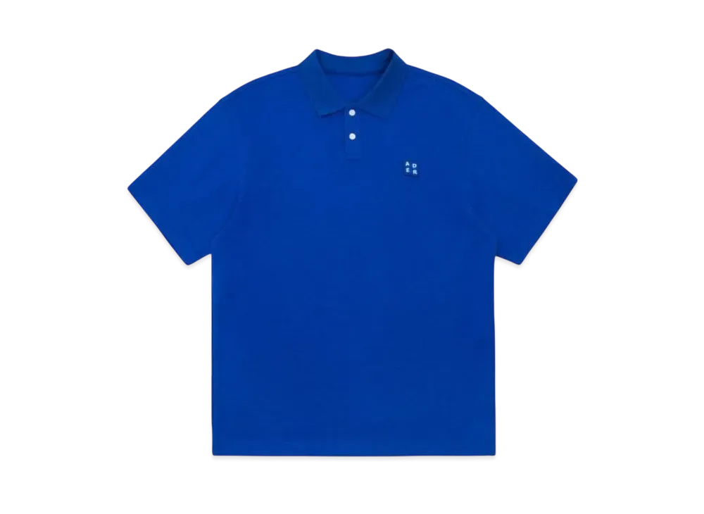 ADERERROR Tag Polo T-Shirt 01 "Navy"