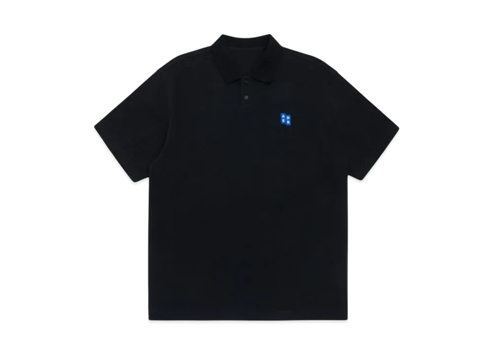ADERERROR Tag Polo T-Shirt 01 "Black"