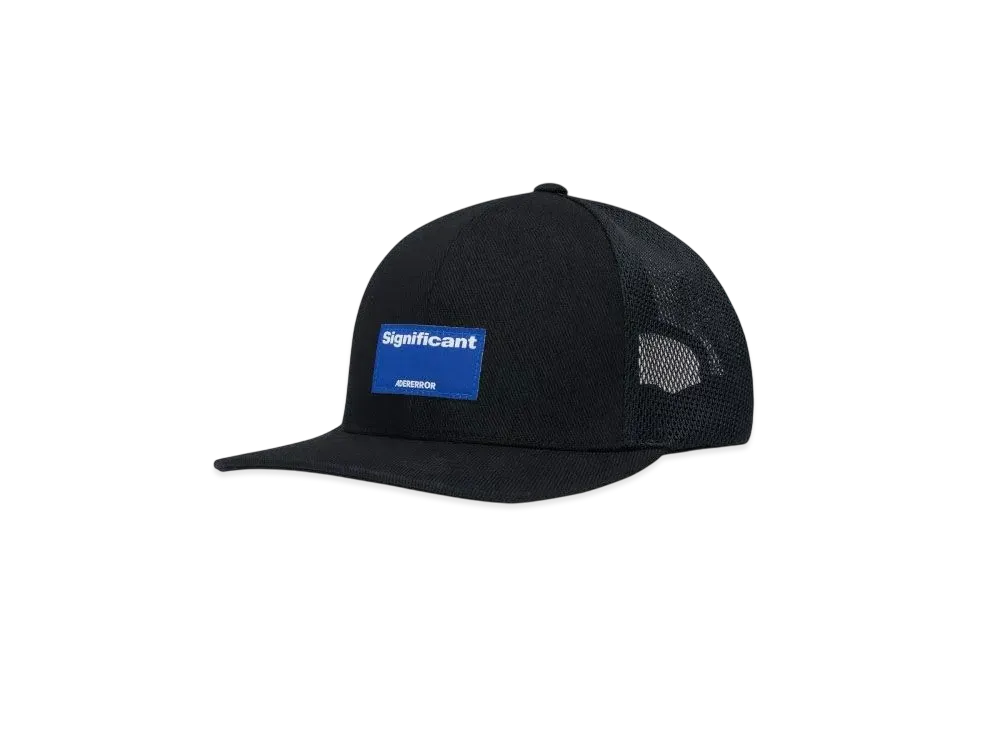 ADERERROR Significant Tag Cap 01 "Black"