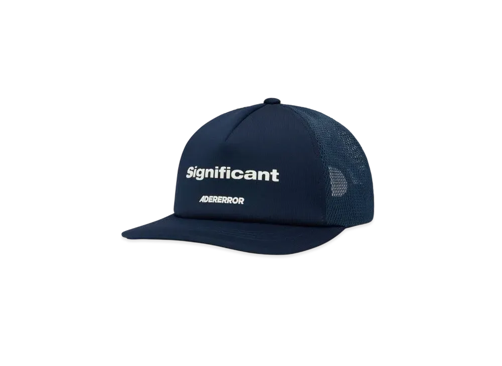 ADERERROR Significant Tag Cap 02 "Navy"
