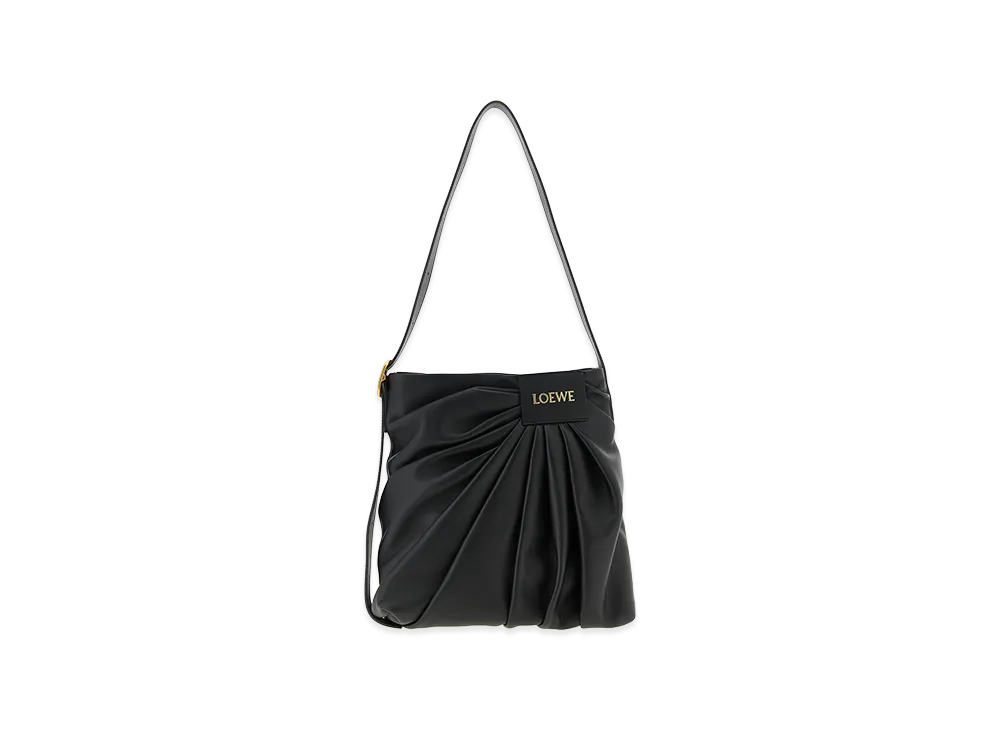 LOEWE Women's 'draped Tote' Shoulder Bag "Black"