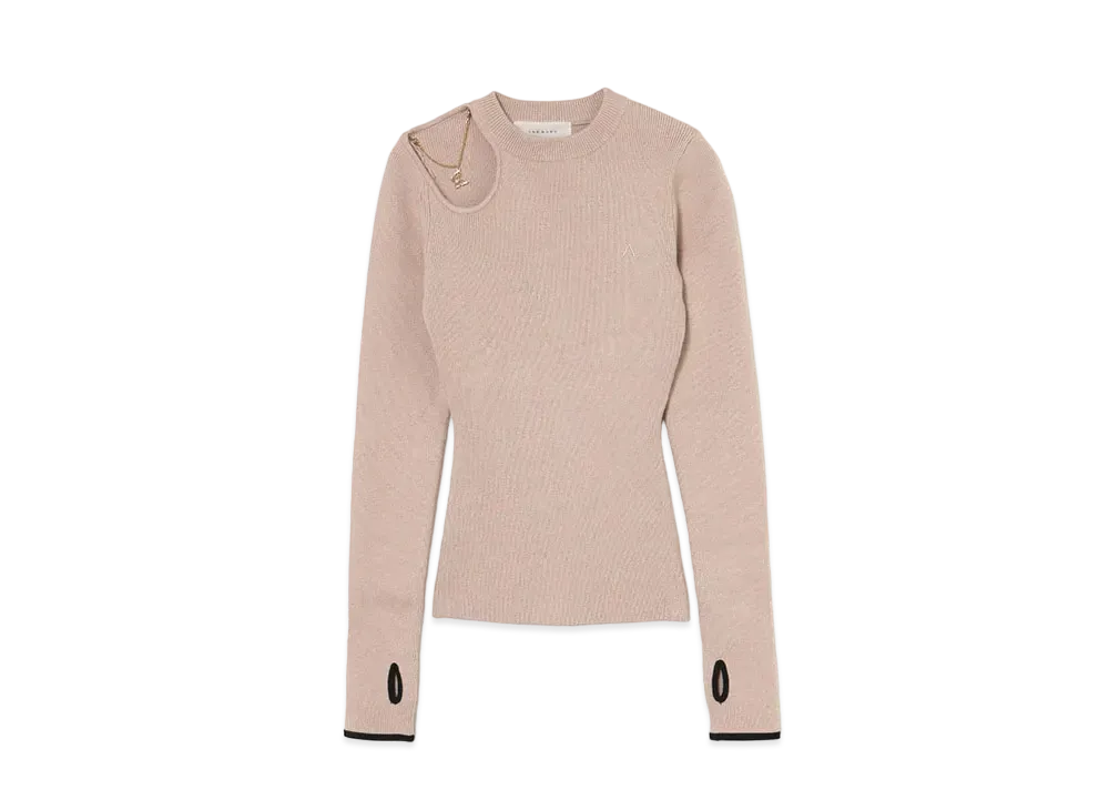 ANDMARY Navi Knit Tops "Pink Beige"