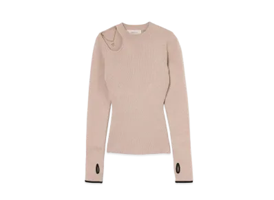 ANDMARY Navi Knit Tops "Pink Beige"