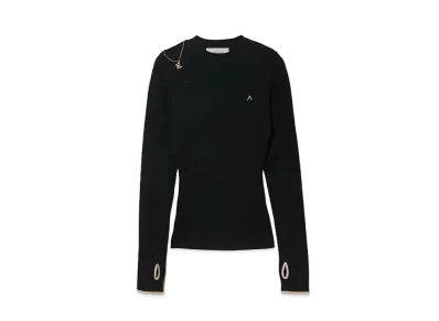 ANDMARY Navi Knit Tops "Black"