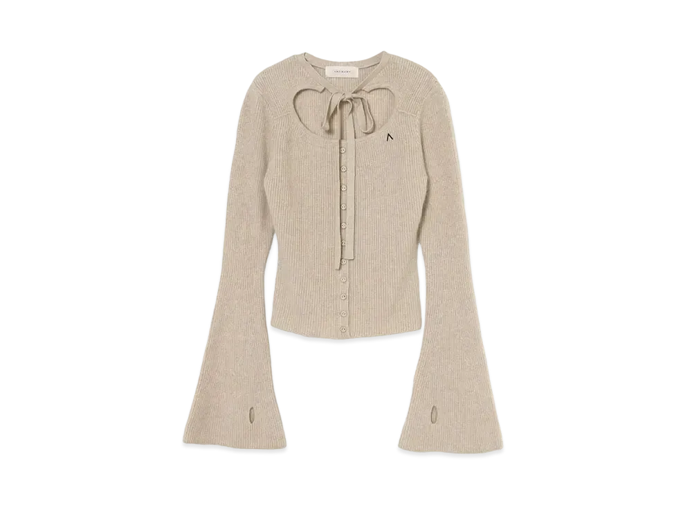 ANDMARY Ashley Ribbon Cardigan 