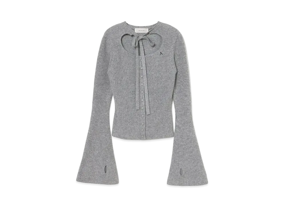 Adel peplum knit tops【andmary】 ANDMARY】Adel peplum knit tops