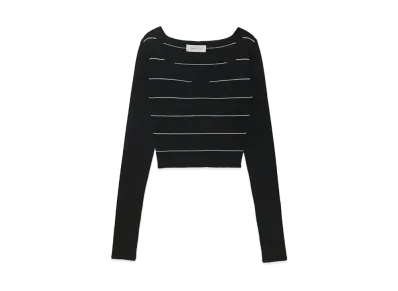 ANDMARY Connie Knit Tops "Black"