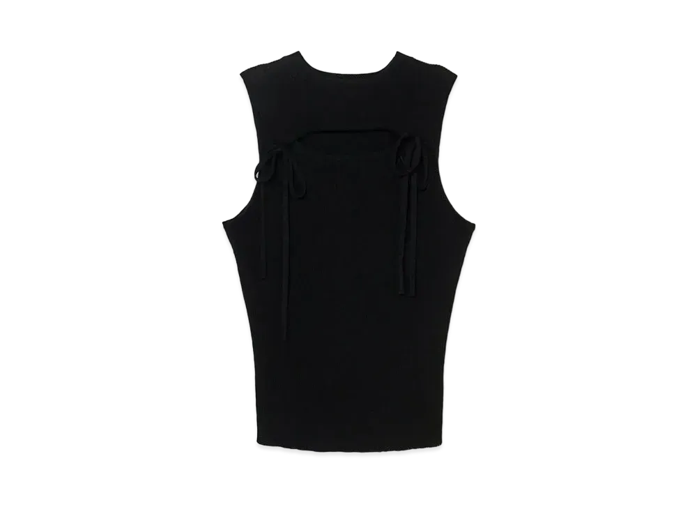 ANDMARY Bebe Ribbon Tops "Black"