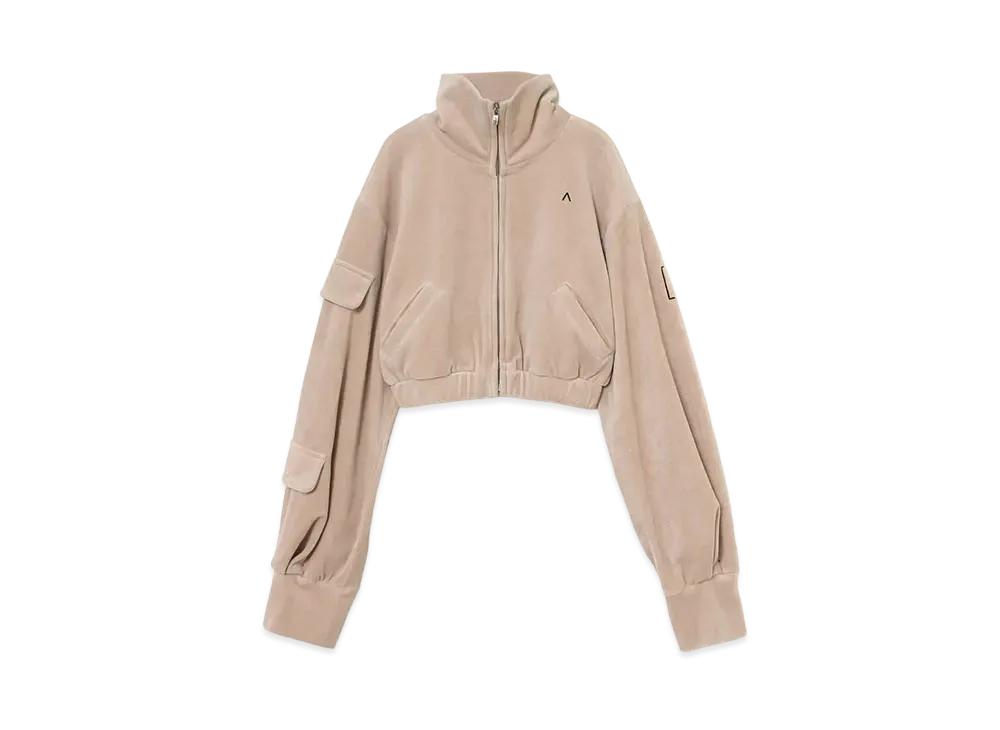 ANDMARY Nora Pocket Zip Tops "Beige"