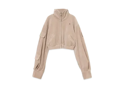 ANDMARY Nora Pocket Zip Tops "Beige"