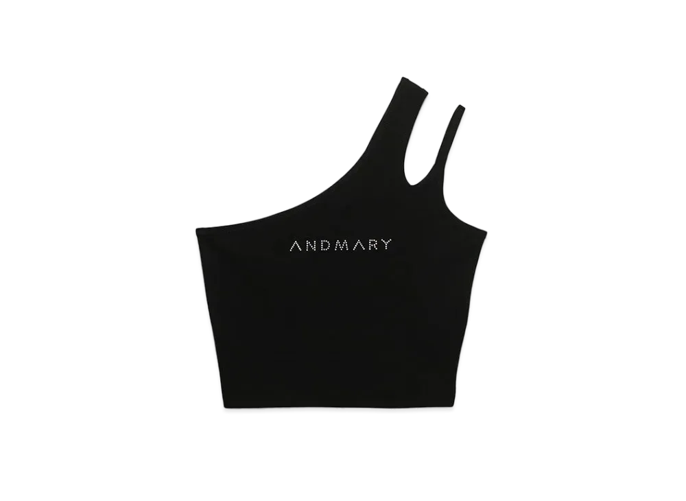 ANDMARY Belawan Shoulder Tops "Black"