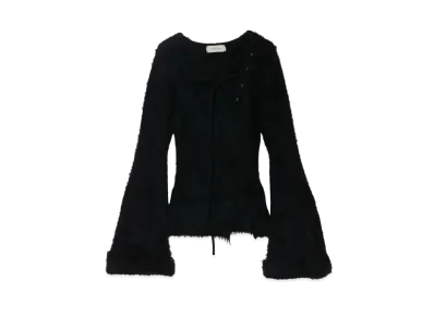 ANDMARY Abbie Fur Tops "Black"