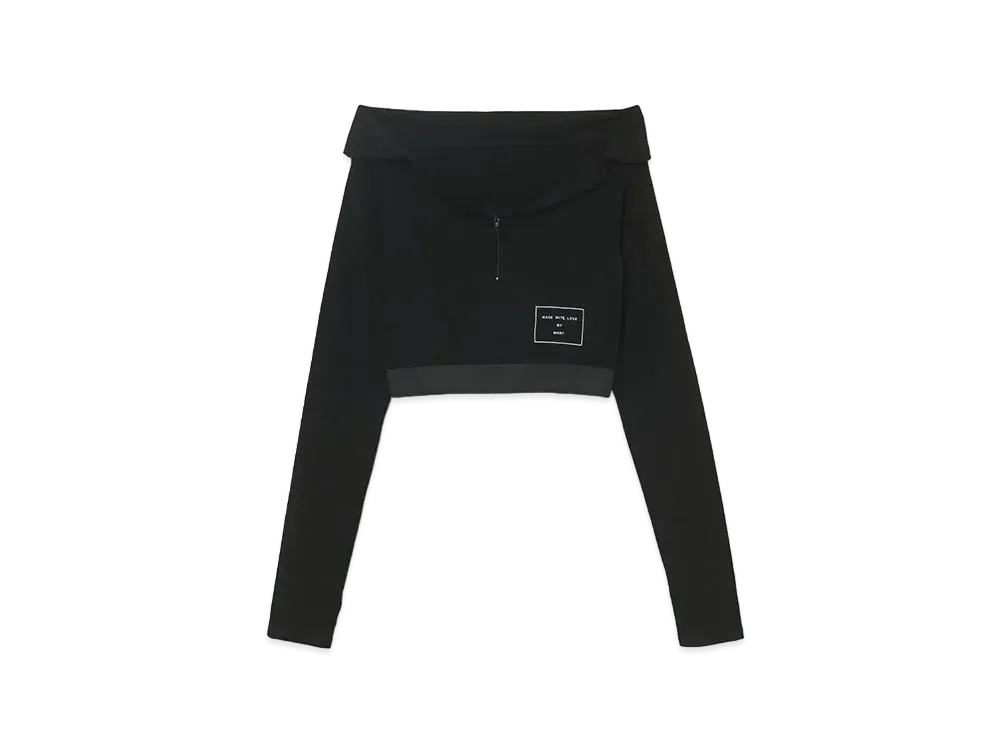 ANDMARY Emily Offsol Tops "Black"