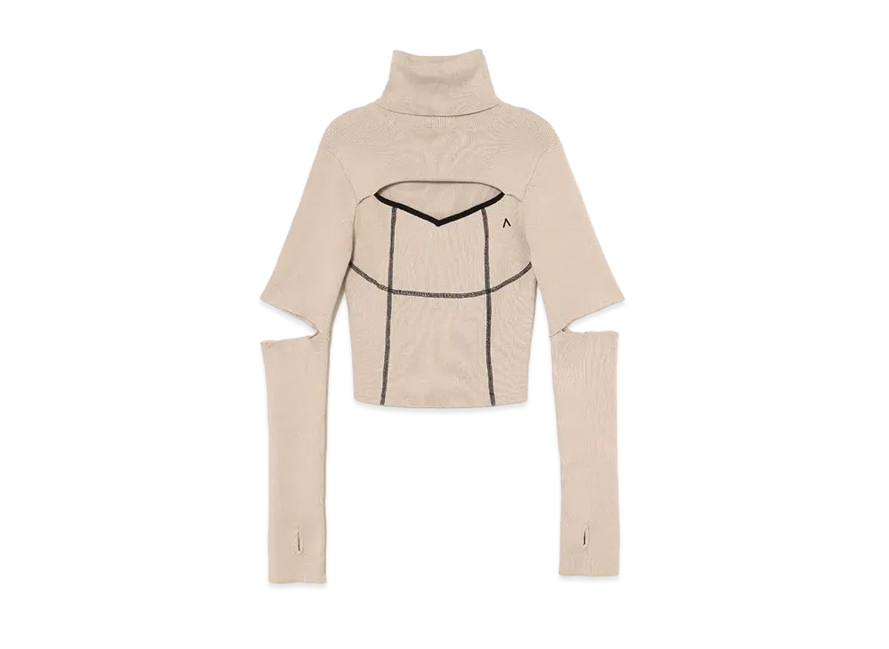 ANDMARY Kittynit Tops "Beige"