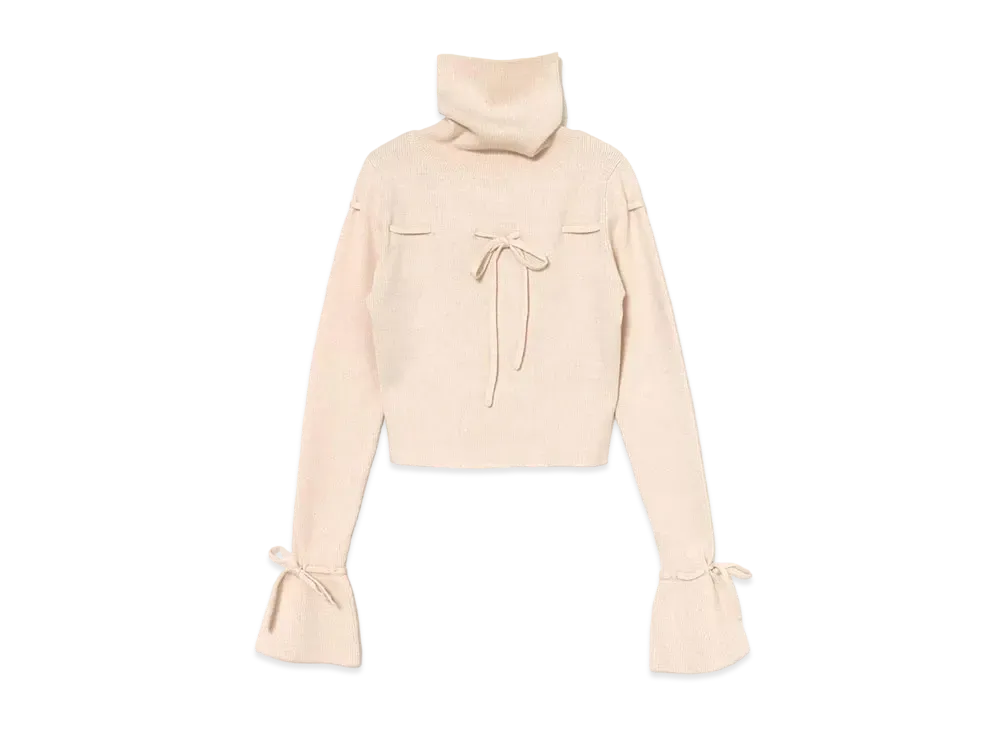 ANDMARY Lillian Ribbon Tops "Ivory"