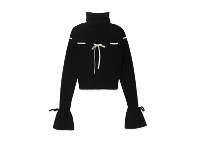 ANDMARY Lillian Ribbon Tops "Black"