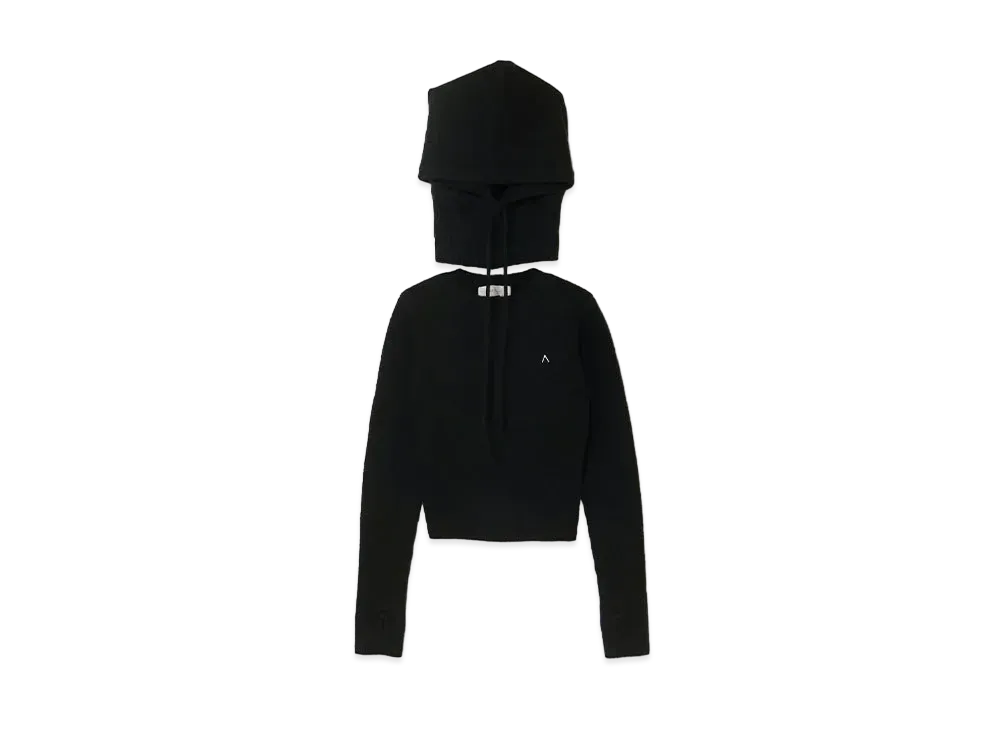 ANDMARY Mage Knit Food Tops "Black"