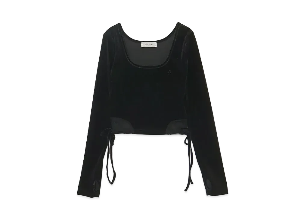ANDMARY Gema Ribbon Tops "Black"