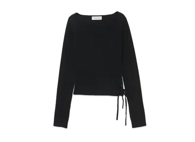 ANDMARY Flower Tulle Tops "Black"