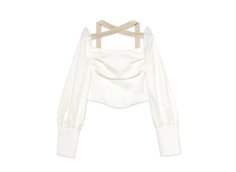 ANDMARY Mi Moon Tops "Off White"