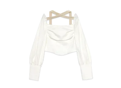 ANDMARY Mi Moon Tops "Off White"
