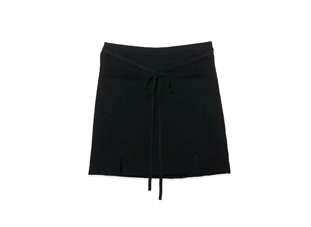 ANDMARY Lilly Silk Knit Skirt "Black"