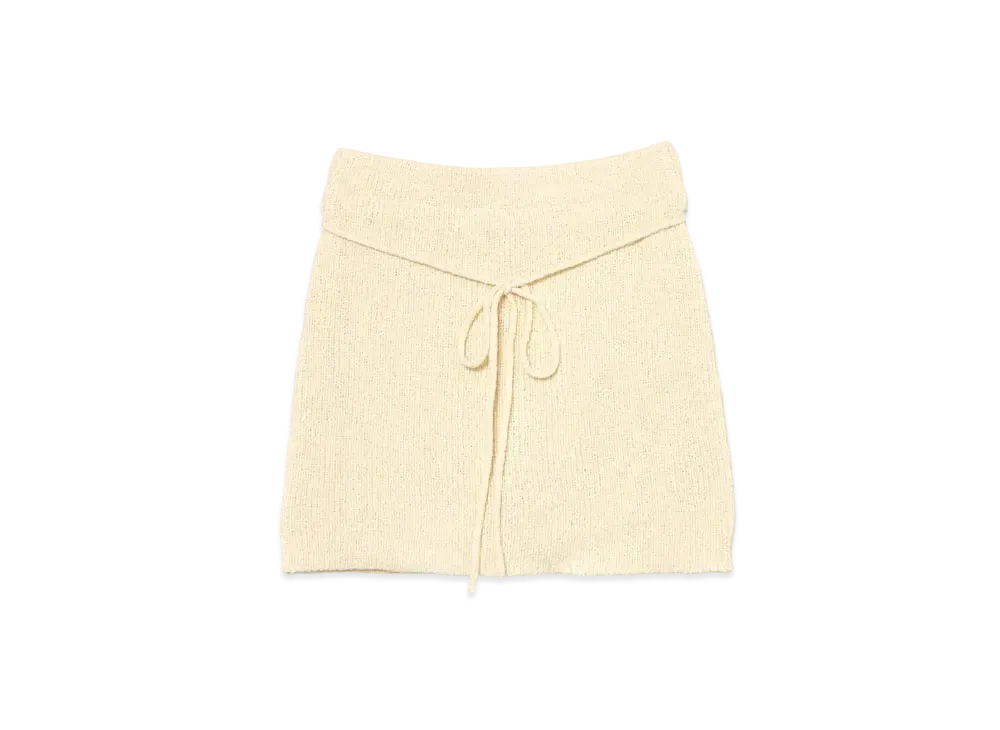 ANDMARY Dorothy Knit Skirt "Ivory"