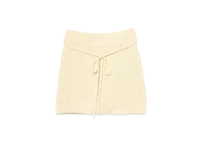 ANDMARY Dorothy Knit Skirt "Ivory"