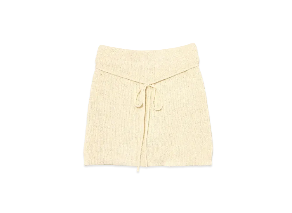 ANDMARY Chloe Knit Skirt "Beige"