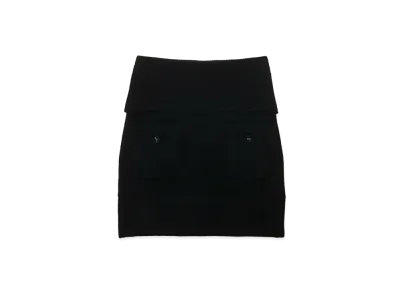 ANDMARY Carina Knit Mini Skirt "Black"