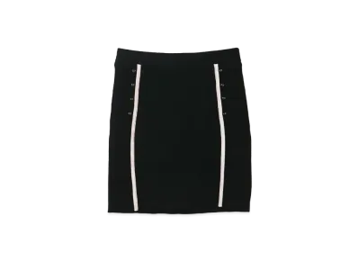 ANDMARY Emily Knit Mini Skirt "Black"