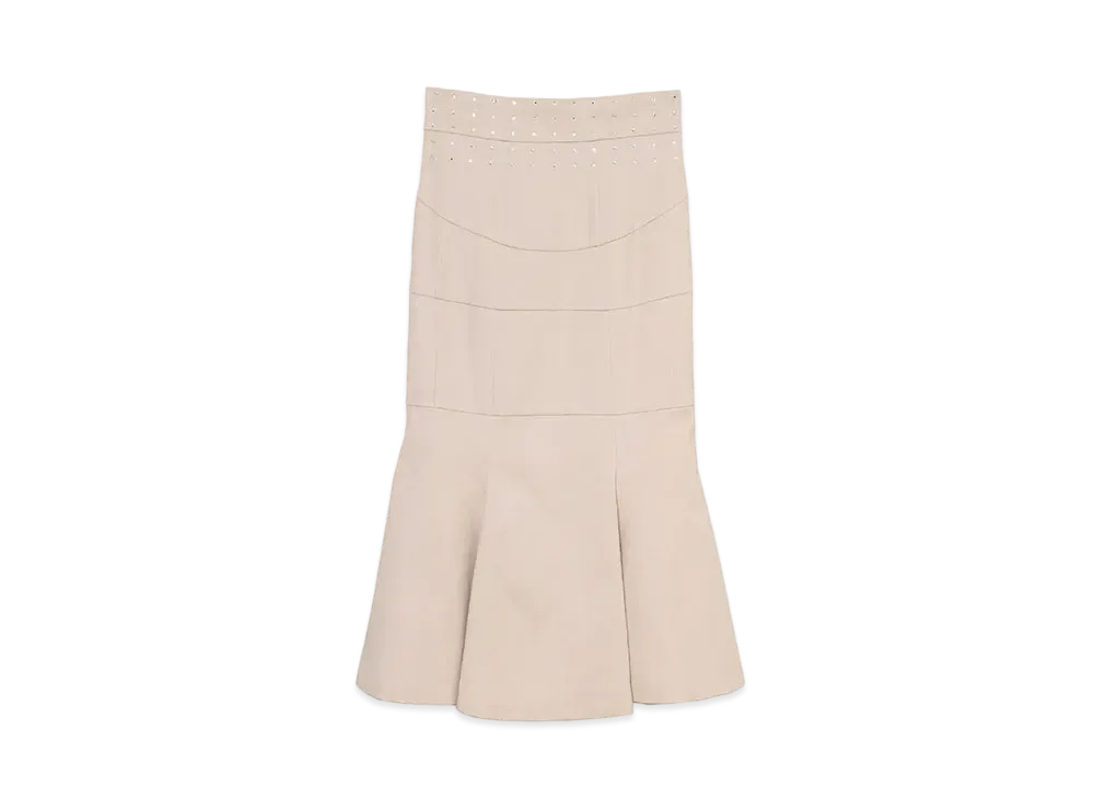 ANDMARY Chloe Mamaid Skirt "Light Beige"