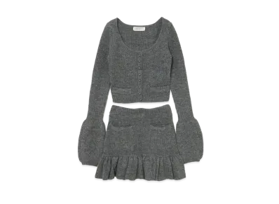 ANDMARY Lisa Knit Set Up "Gray"